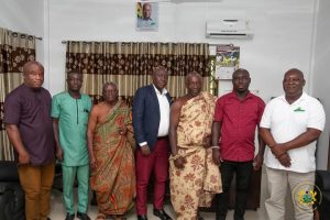 AVATIME VANE CHIEFS AND ELDERS PAY COURTESY CALL ON HO WEST DCE