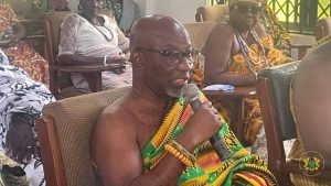 CHIEFS AND ELDERS OF ABUTIA TRADITIONAL COUNCIL PAY COURTESY CALL ON HO WEST DCE