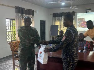 GHANA ARMED FORCES COMMAND AND STAFF COLLEGE PAYS WORKING VISIT TO HO WEST DISTRICT ASSEMBLY